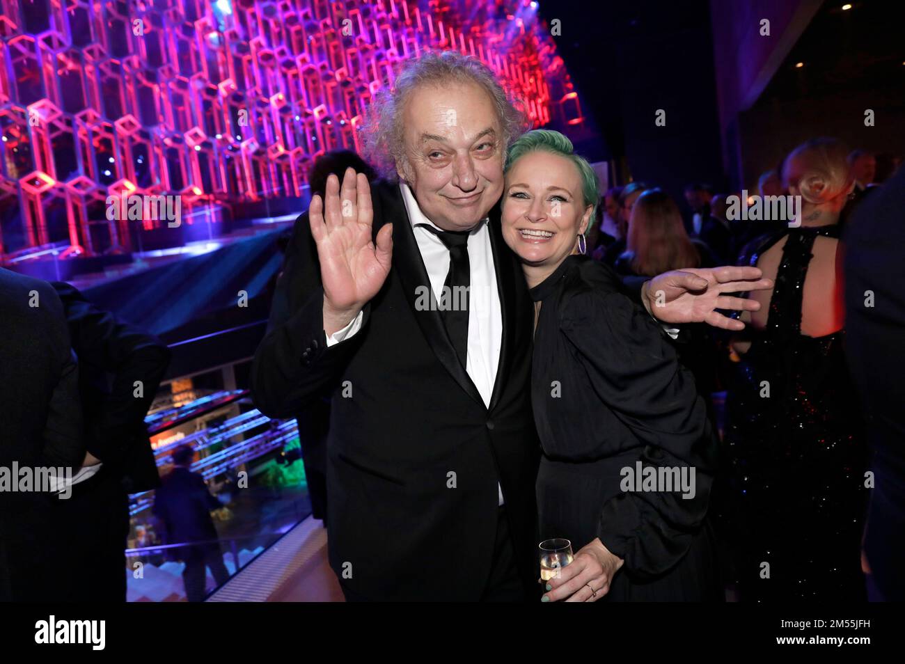 Zlatko Buric and Vicki Berlin attending the 35th European Film Awards