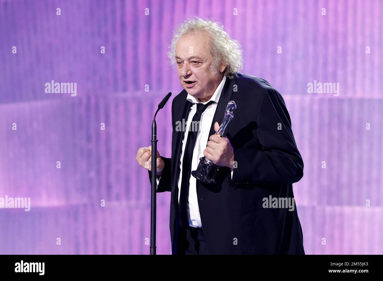 Zlatko Buric attending the 35th European Film Awards 2022 at Harpa
