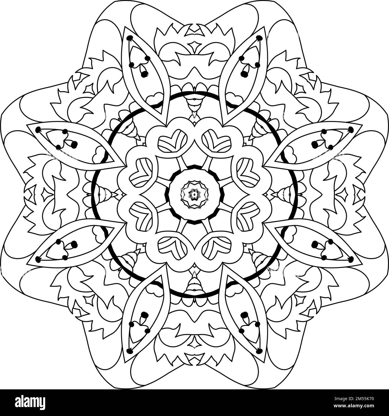 Vector Adult Coloring Book Textures. Hand-painted art design. Adult ...