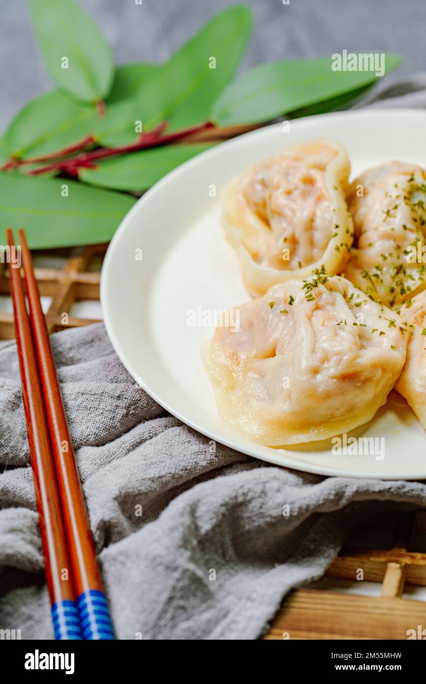 kimchimandu, Korean kimchi dumpling Kimchi dumplings are stuffed with