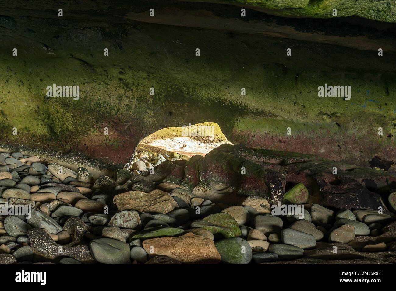 Back entrance of the Waenhuiskrans Cave near Arniston in the Western