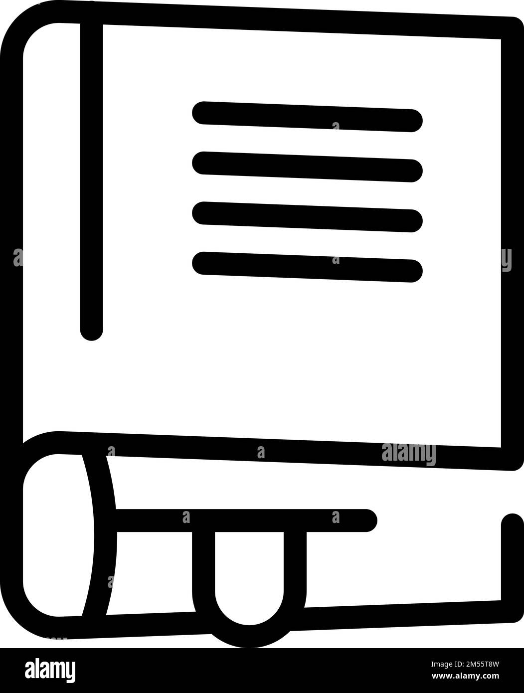 Book learn icon outline vector. Early learning. Kids teaching Stock