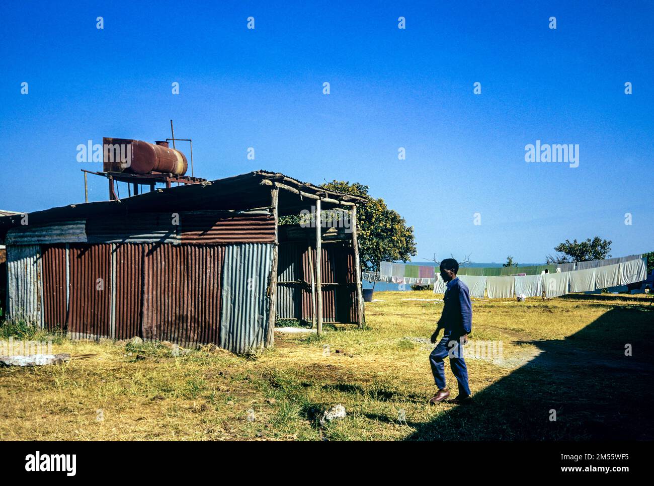 Ethiopia, 1970s, Adama or Nazaret, slum, Oromia region, East Africa, Stock Photo