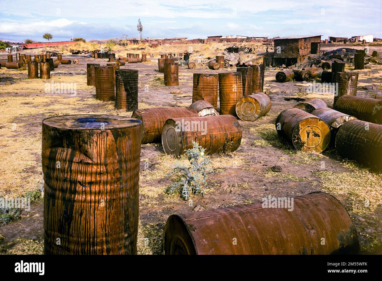 Ethiopia, 1970s, Adama or Nazaret, slum, Oromia region, East Africa, Stock Photo