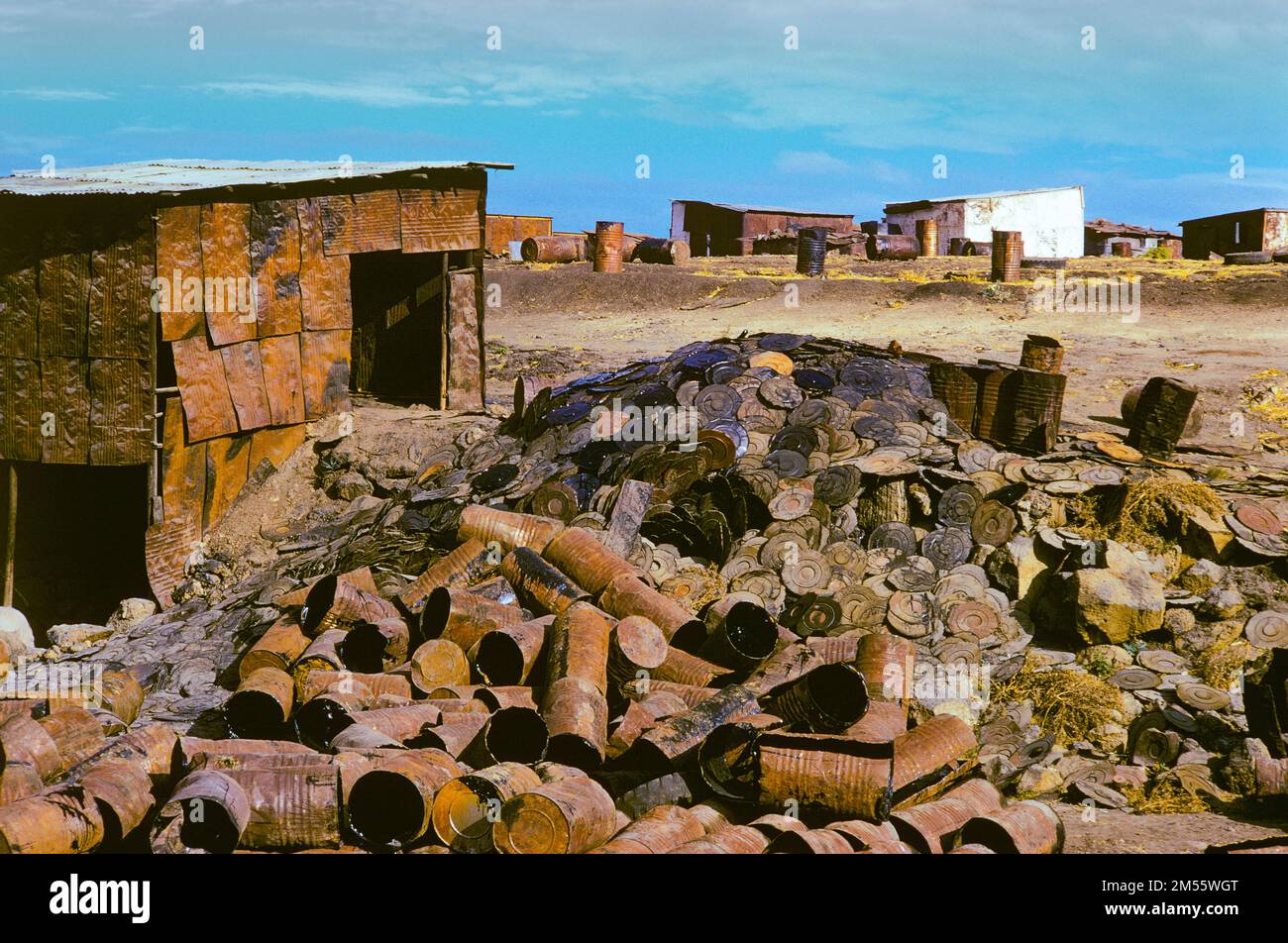 Ethiopia, 1970s, Adama or Nazaret, slum, Oromia region, East Africa, Stock Photo