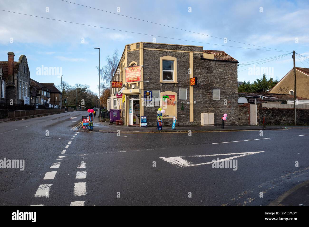 Local corner shop in Bristol England UK Stock Photo