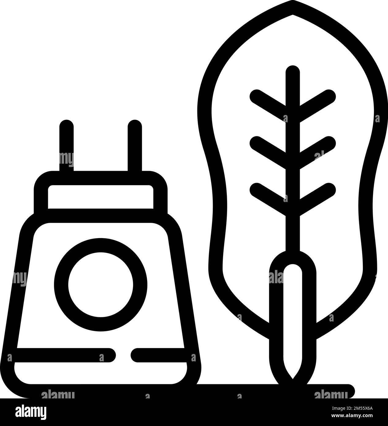 Write feather icon outline vector. School learn. Young teaching Stock ...