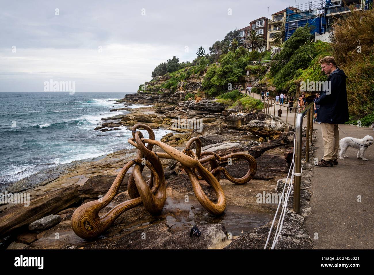 Charlie Trivers sculpture Bondi Sirens, Sculpture by the Sea 2022, the