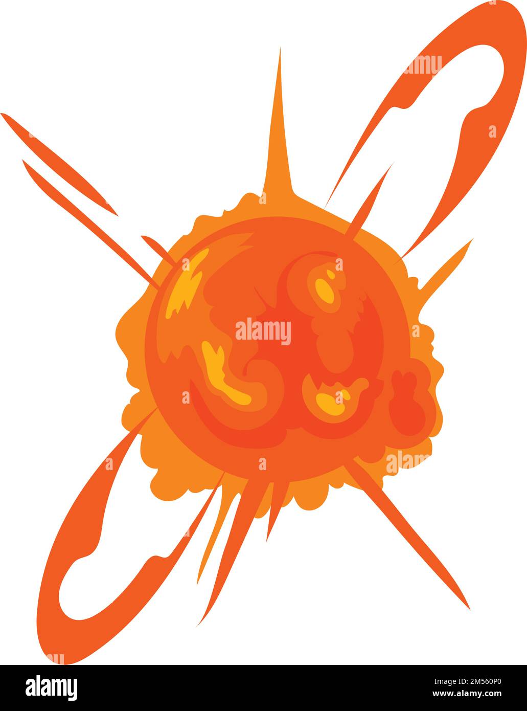 Fireball explosion animation fire burst Stock Vector Images - Alamy