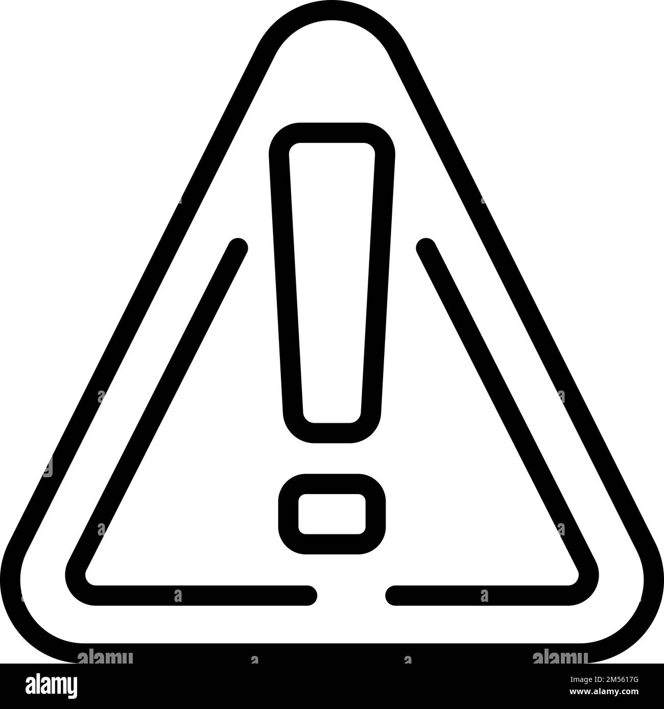 Construction attention sign icon outline vector. Builder industry