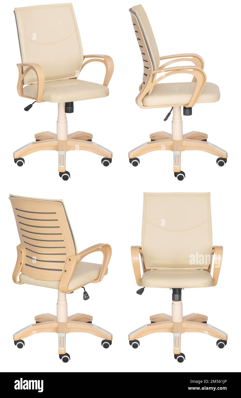 Office computer chair. Isolated from the background. View from ...