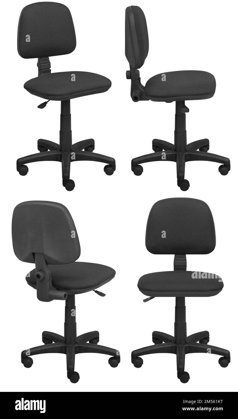 Office computer chair. Isolated from the background. View from ...