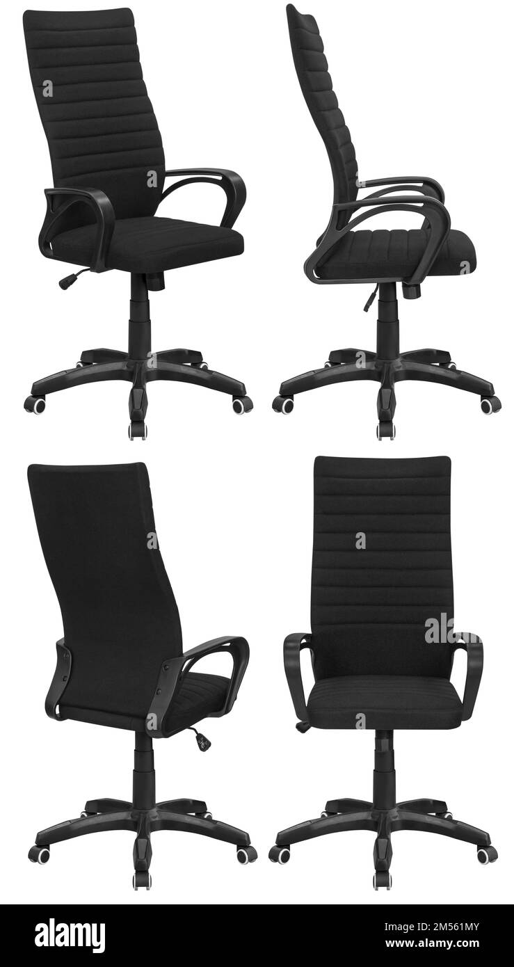 Office computer chair. Isolated from the background. View from ...