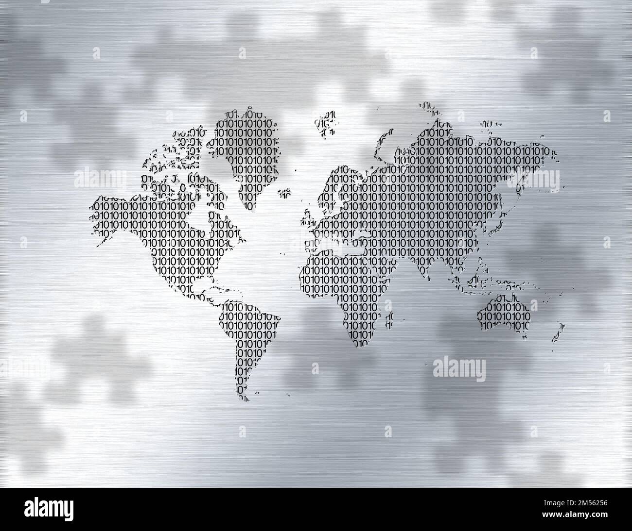 World map background. 3D rendering Stock Photo