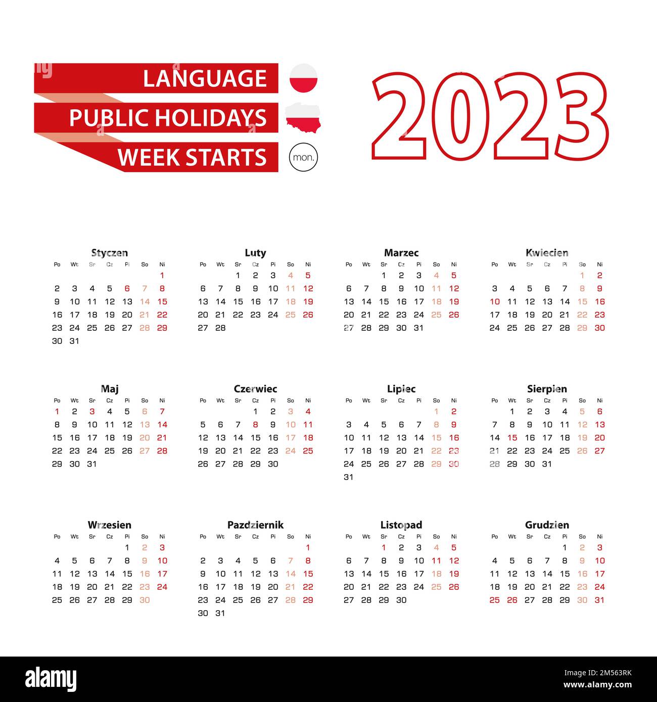 выходные дни в польше в декабре 2023 года