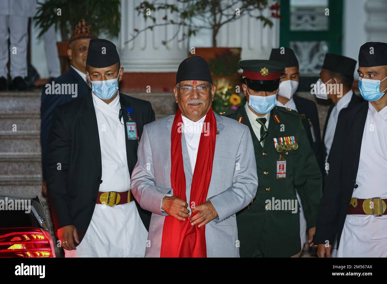 Kathmandu, Nepal. 26th Dec, 2022. The newly appointed Prime Minister of