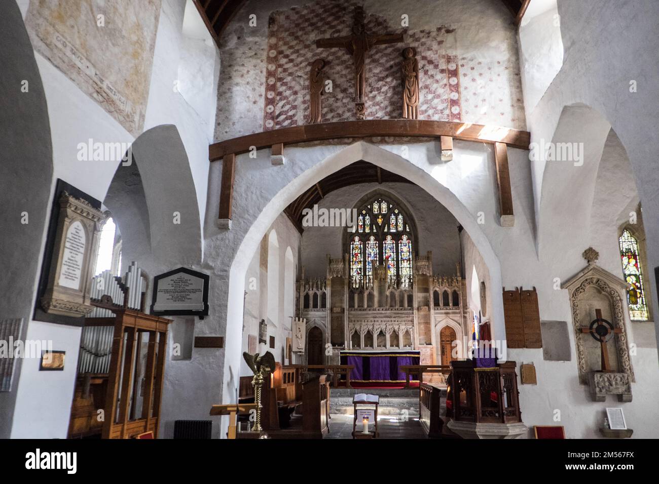 Church in at Llantwit Major Vale Of Glamorgan Wales Welsh Stock Photo church-in-at-llantwit-major-vale-of-glamorgan-wales-welsh-stock-photo