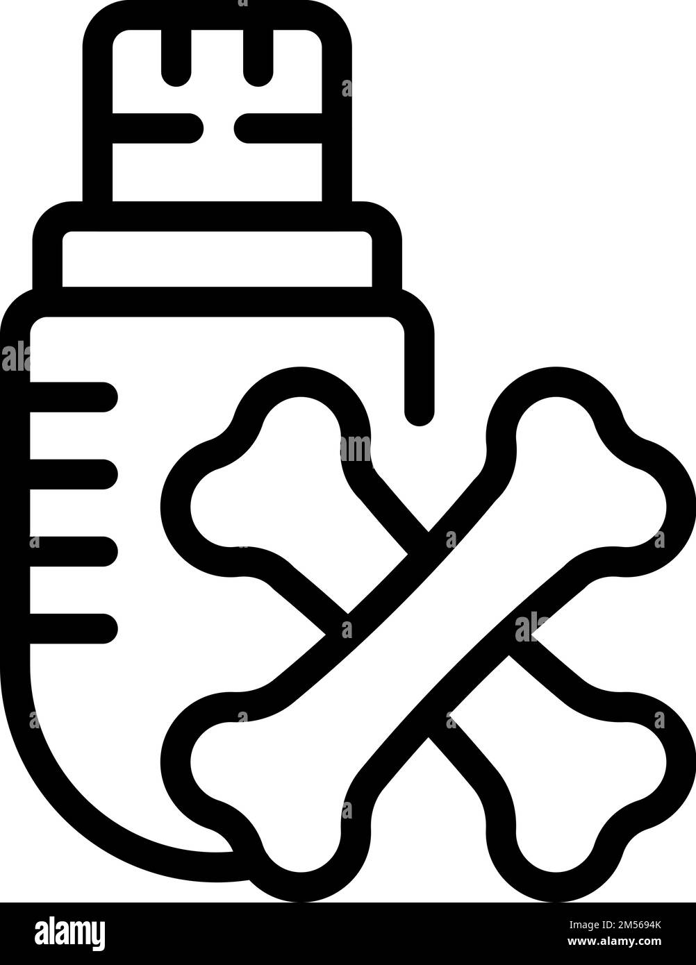 Hacker usb icon outline vector. Cyber crime. Computer criminal Stock ...