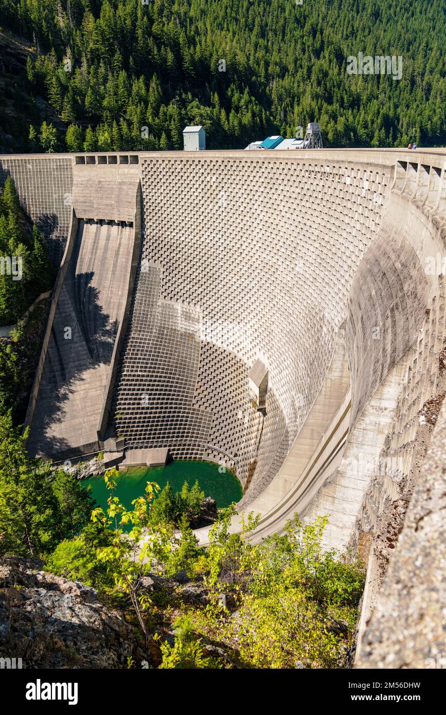 Ross Dam & Lake hydroelectric dam; Skagit River; Washington state; USA Stock Photo Alamy