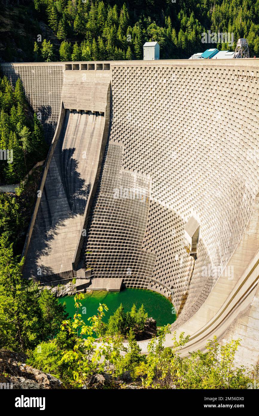 Ross Dam & Lake hydroelectric dam; Skagit River; Washington state; USA Stock Photo Alamy