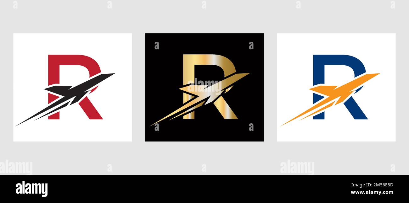 Tropical Travel Logo On Letter R Concept. Initial Letter R Travel Logo ...