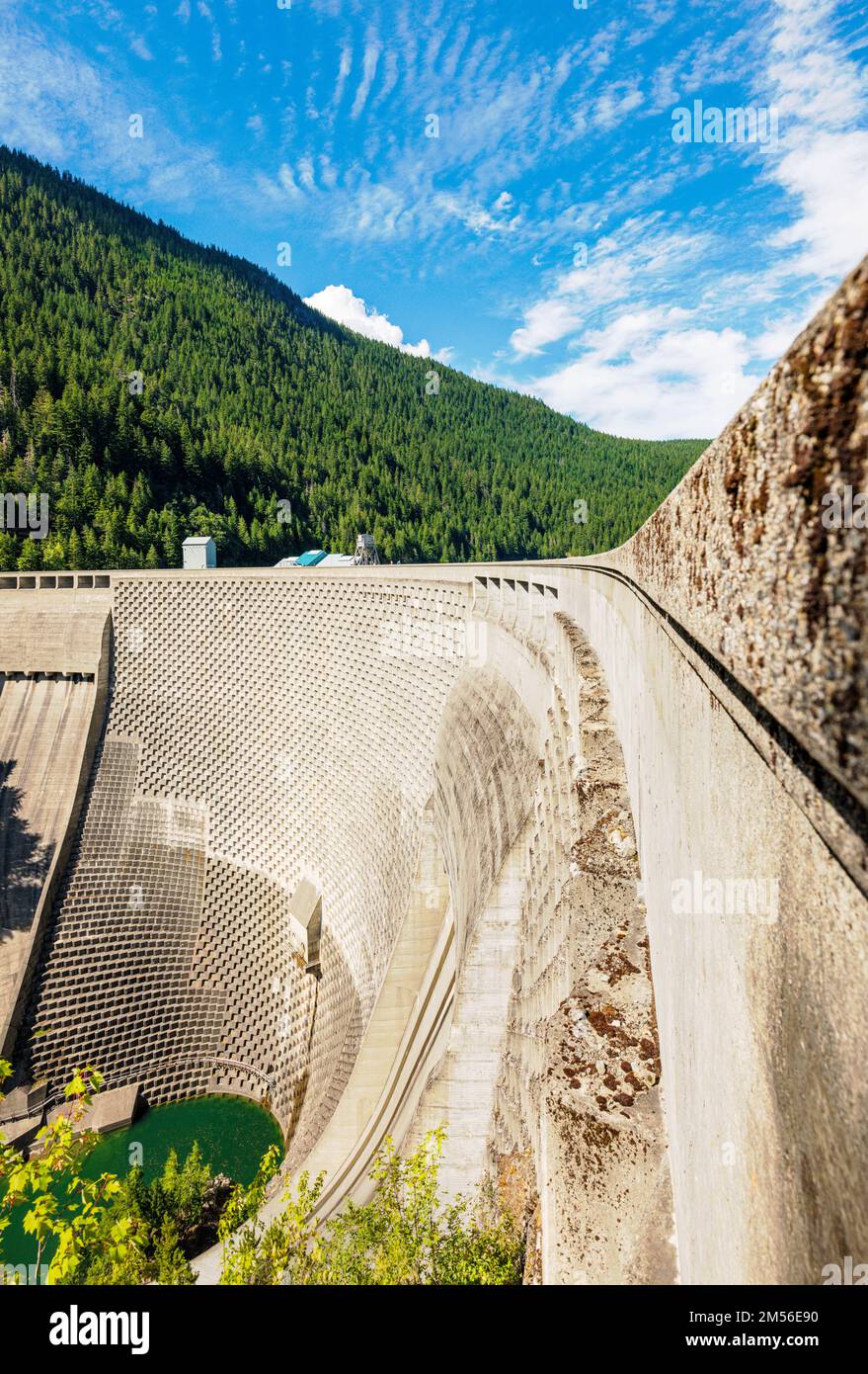 Ross Dam & Lake hydroelectric dam; Skagit River; Washington state; USA Stock Photo Alamy