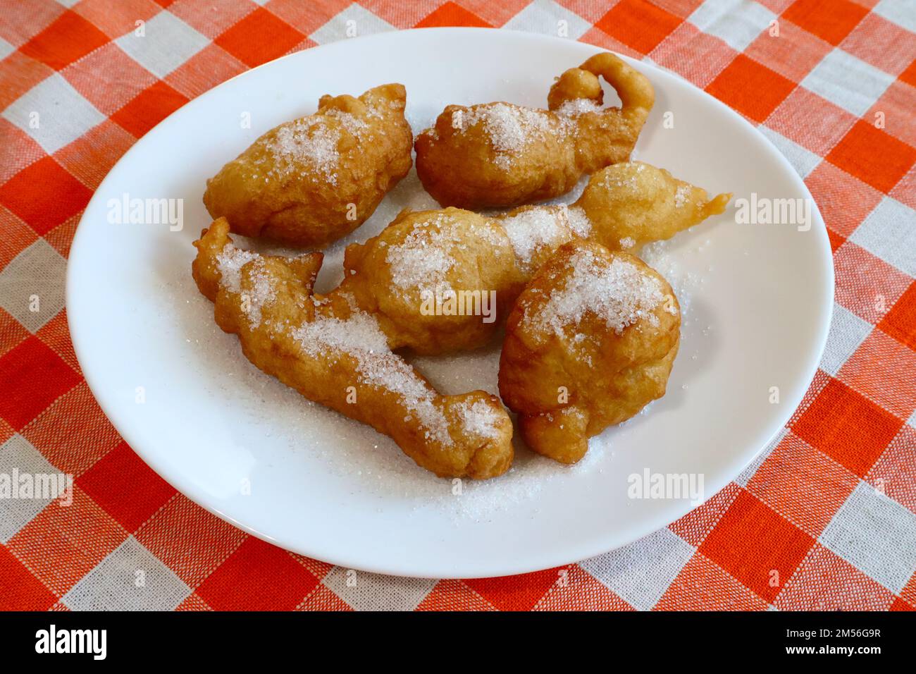 SFINCI Traditional Sicilian Italian Fried Doughnuts while frying in