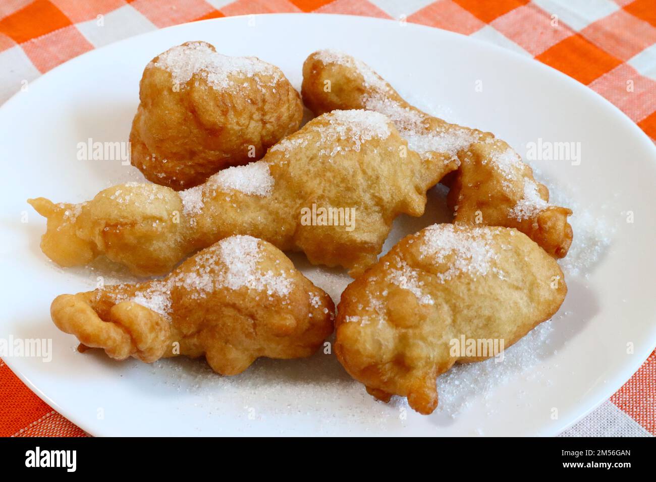 SFINCI Traditional Sicilian Italian Fried Doughnuts while frying in