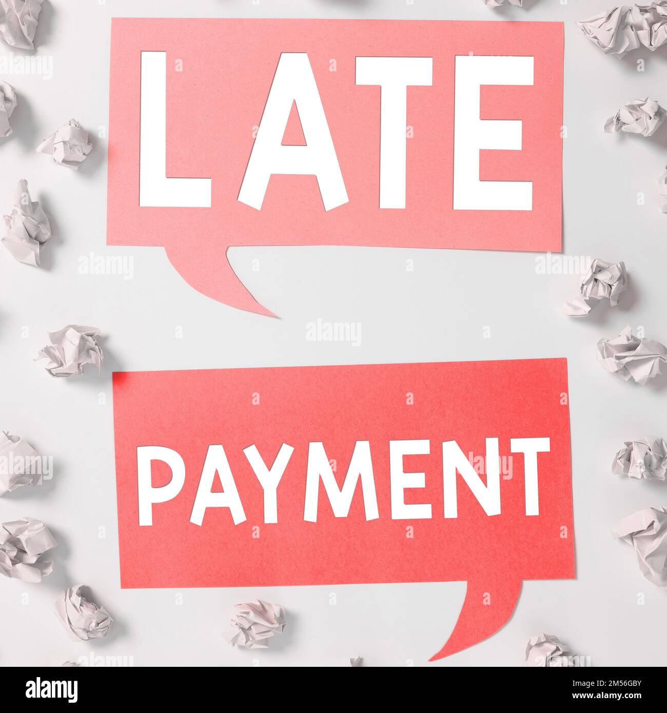 Sign displaying Late Payment. Conceptual photo payment made to the