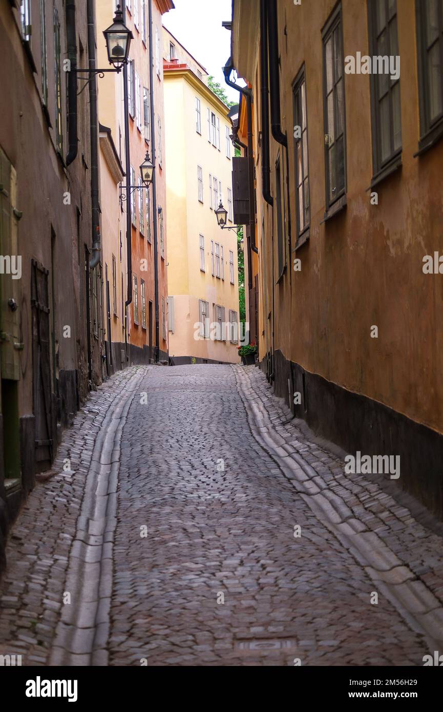 Empty alley stockholm hi-res stock photography and images - Alamy
