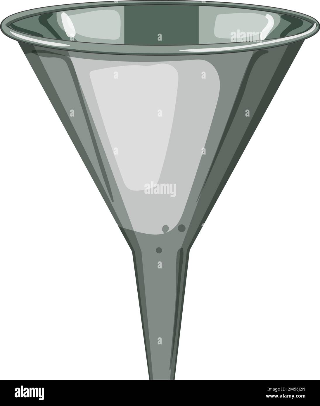 chart funnel business cartoon vector illustration Stock Vector Image