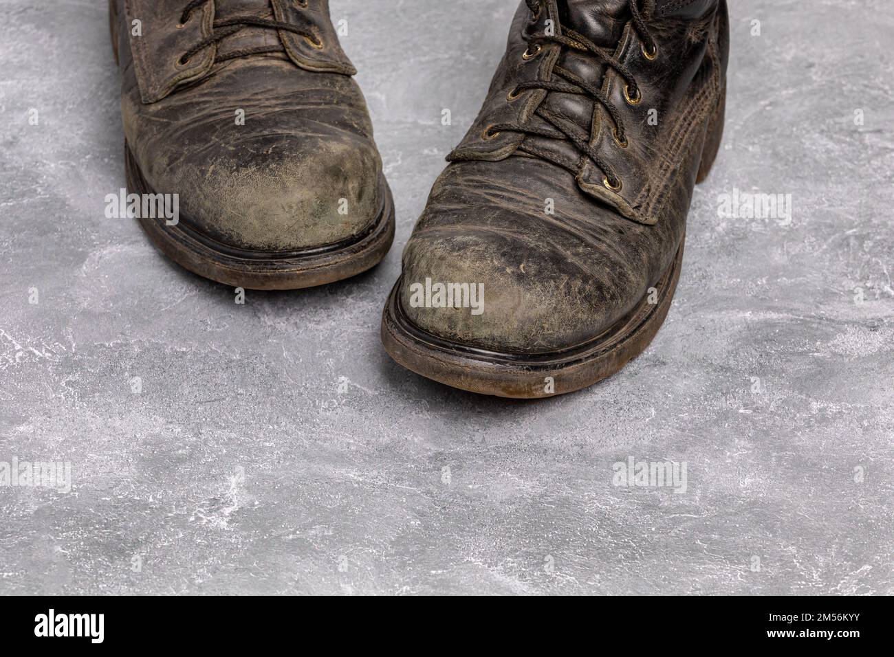 Leather boots repair hi-res stock photography and images - Alamy