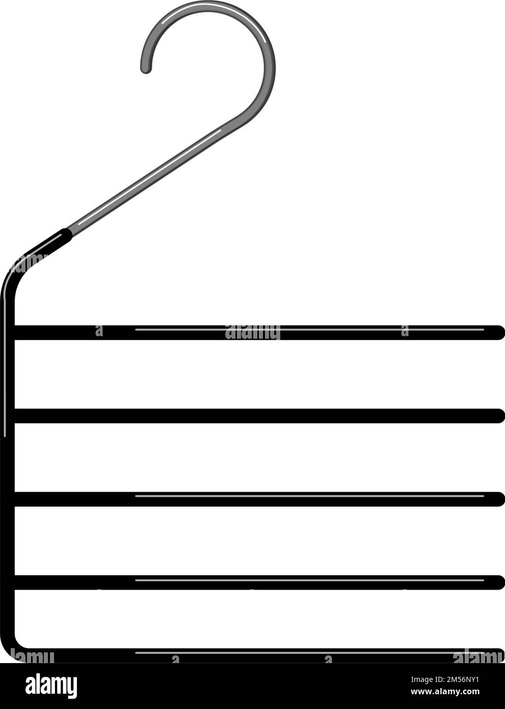 style hanger clothes cartoon vector illustration Stock Vector Image