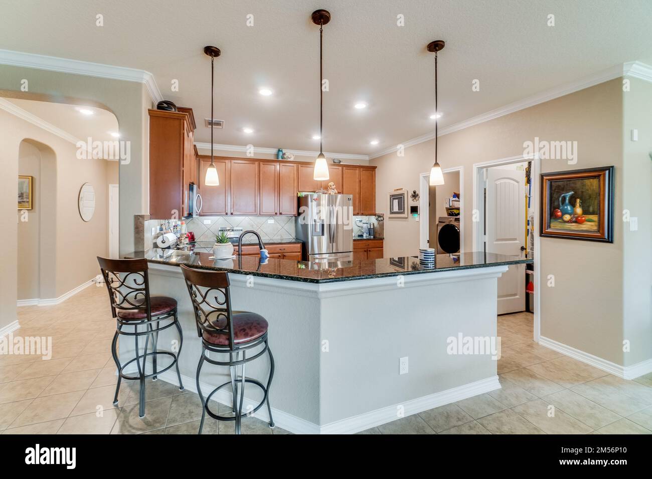 an interior kitchen Stock Photo - Alamy
