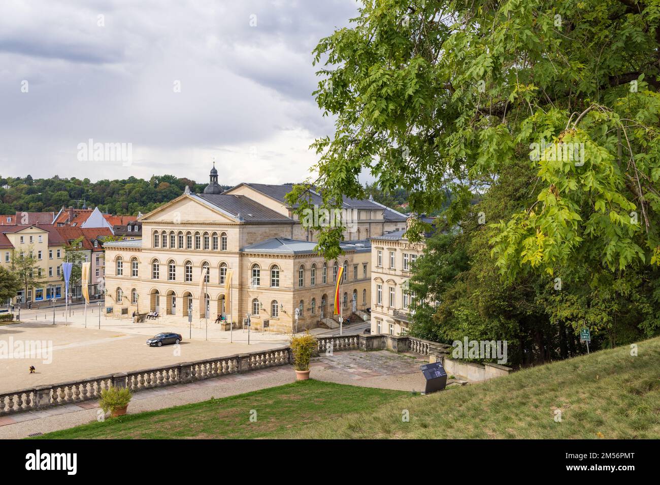 Coburg, Germany - September 16, 2022: Ehrenburg Palce in ancient city of Coburg in Upper Franconia, Bavaria in Germany Stock Photo