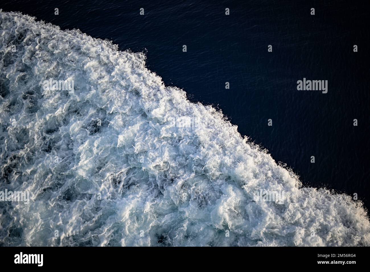 An aerial view of the foam and sea waves Stock Photo - Alamy