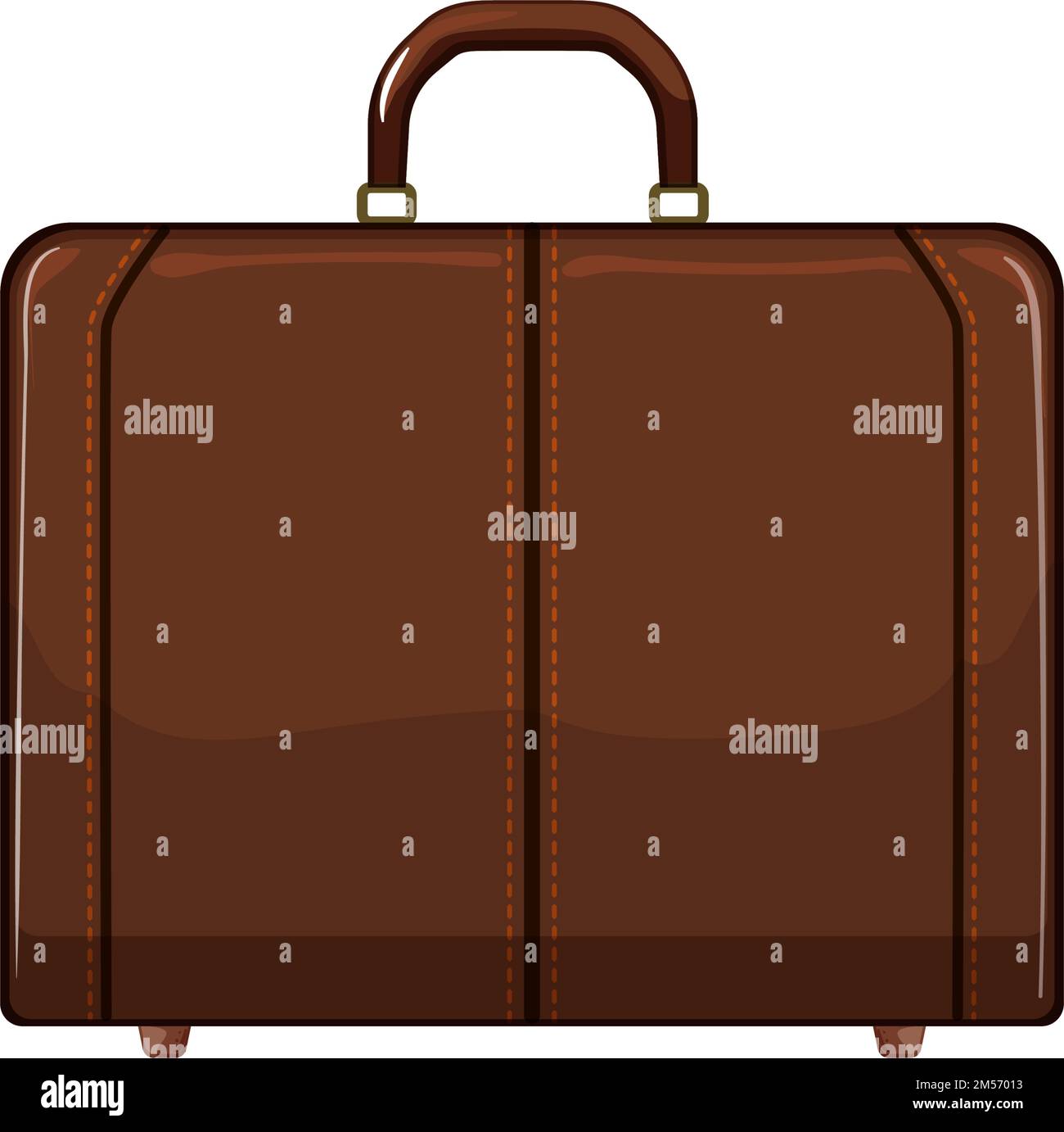 briefcase business bag cartoon vector illustration Stock Vector Image