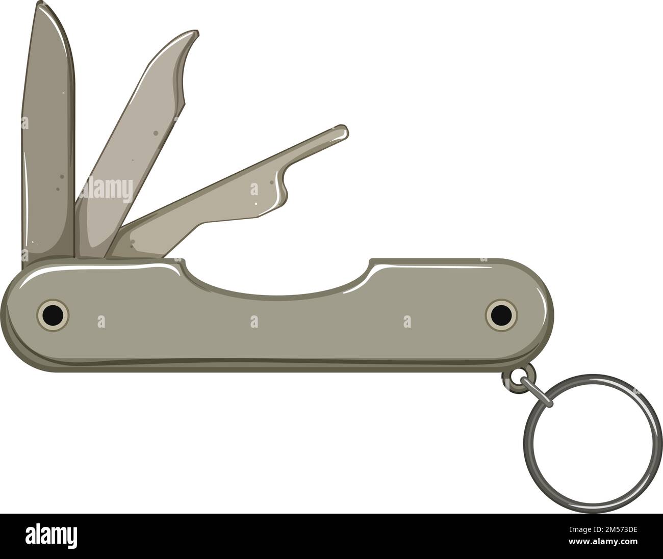 equipment knife tool cartoon vector illustration Stock Vector Image