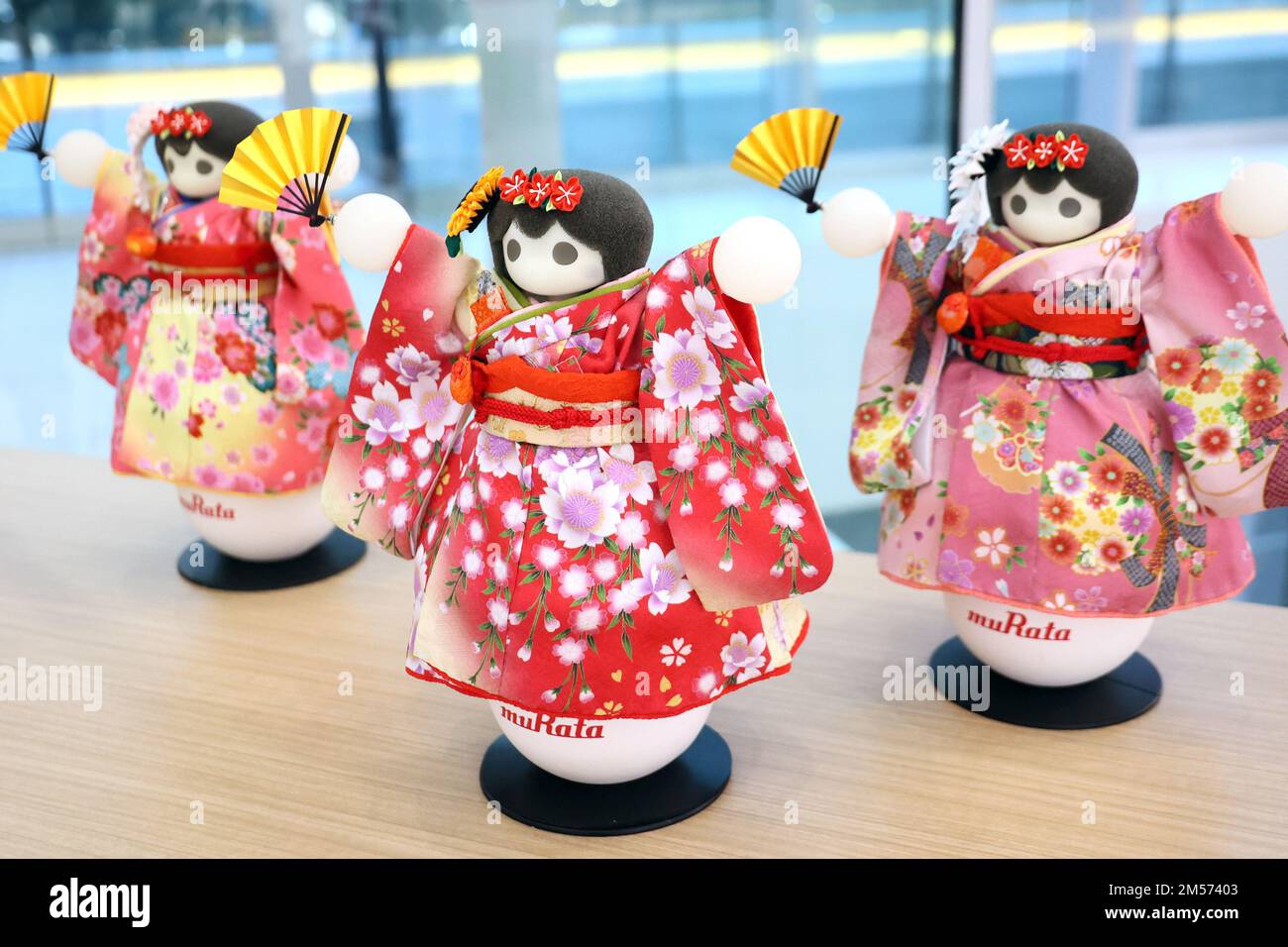 Yokohama, Japan. 26th Dec, 2022. Cheerleading robots of Japanese