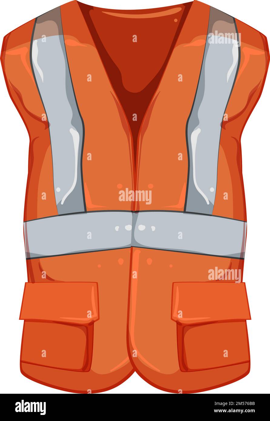 safety safe vest cartoon vector illustration Stock Vector Image & Art
