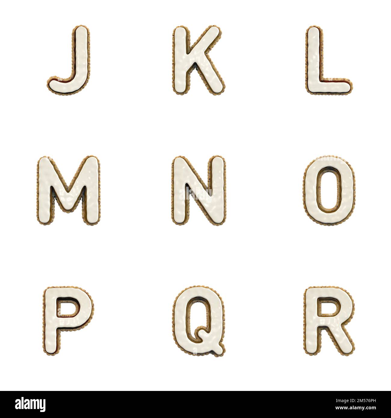 Biscuit font hi-res stock photography and images - Alamy