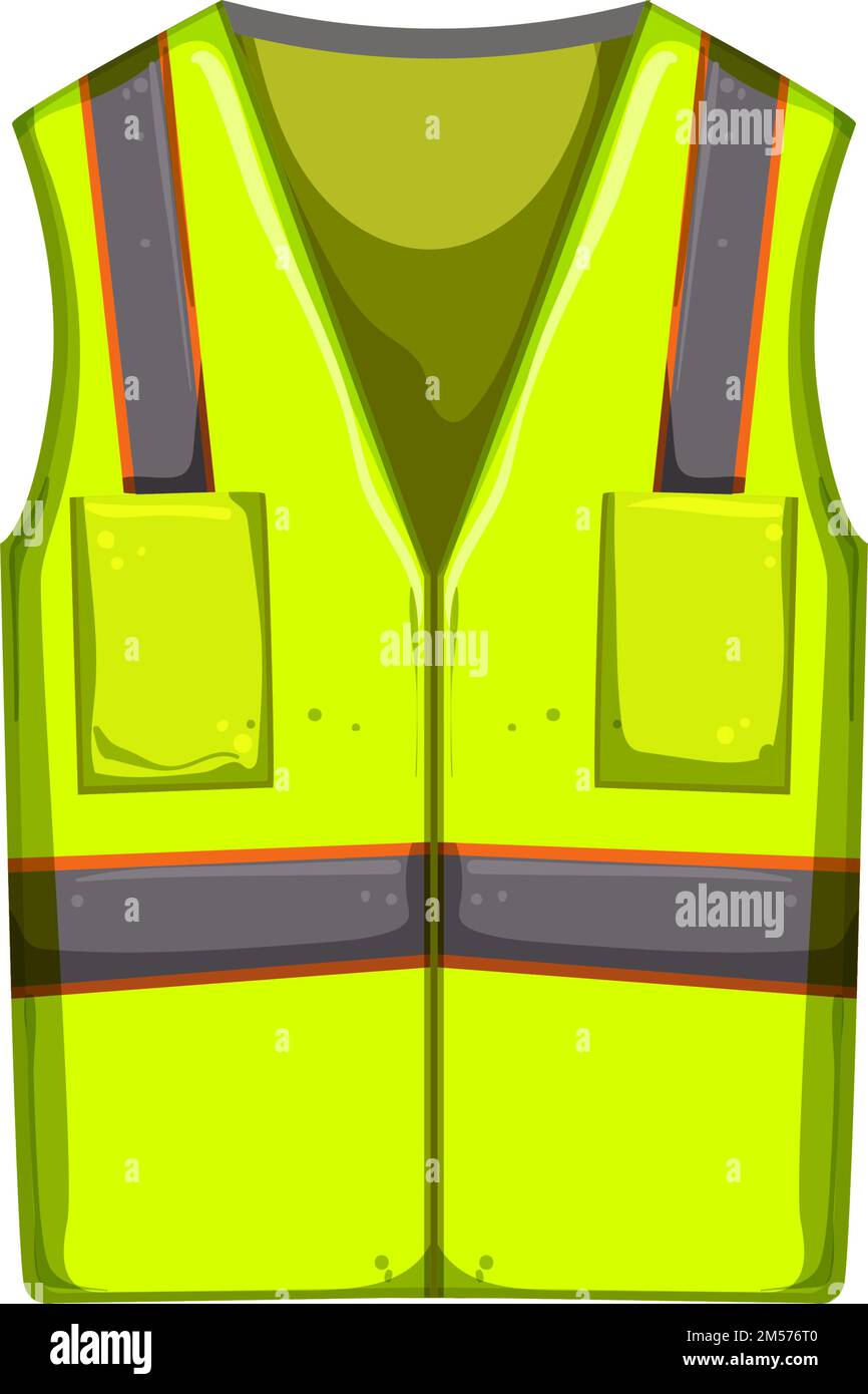 clothing safe vest cartoon vector illustration Stock Vector Image & Art