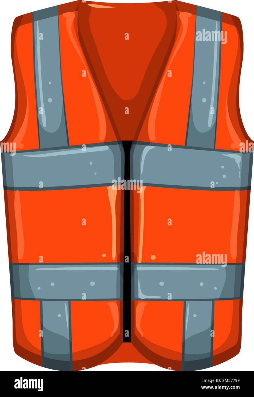 waistcoat safe vest cartoon vector illustration Stock Vector Image