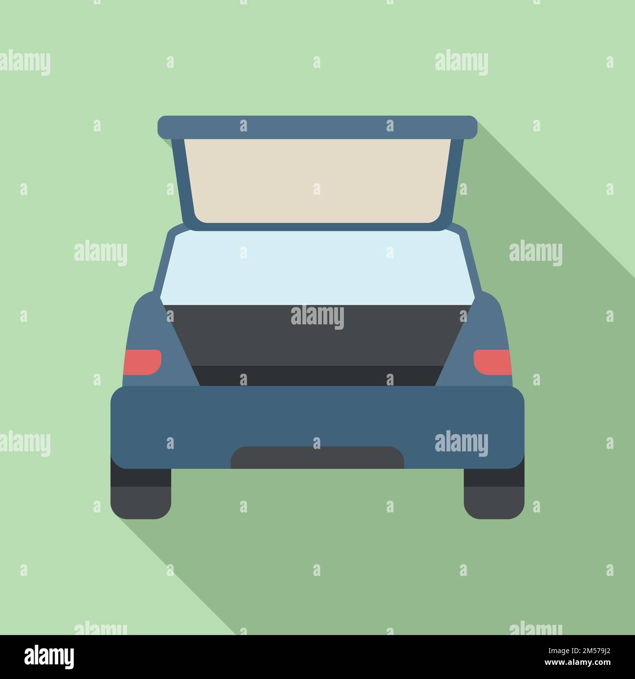 Car with open trunk clipart hi-res stock photography and images - Alamy