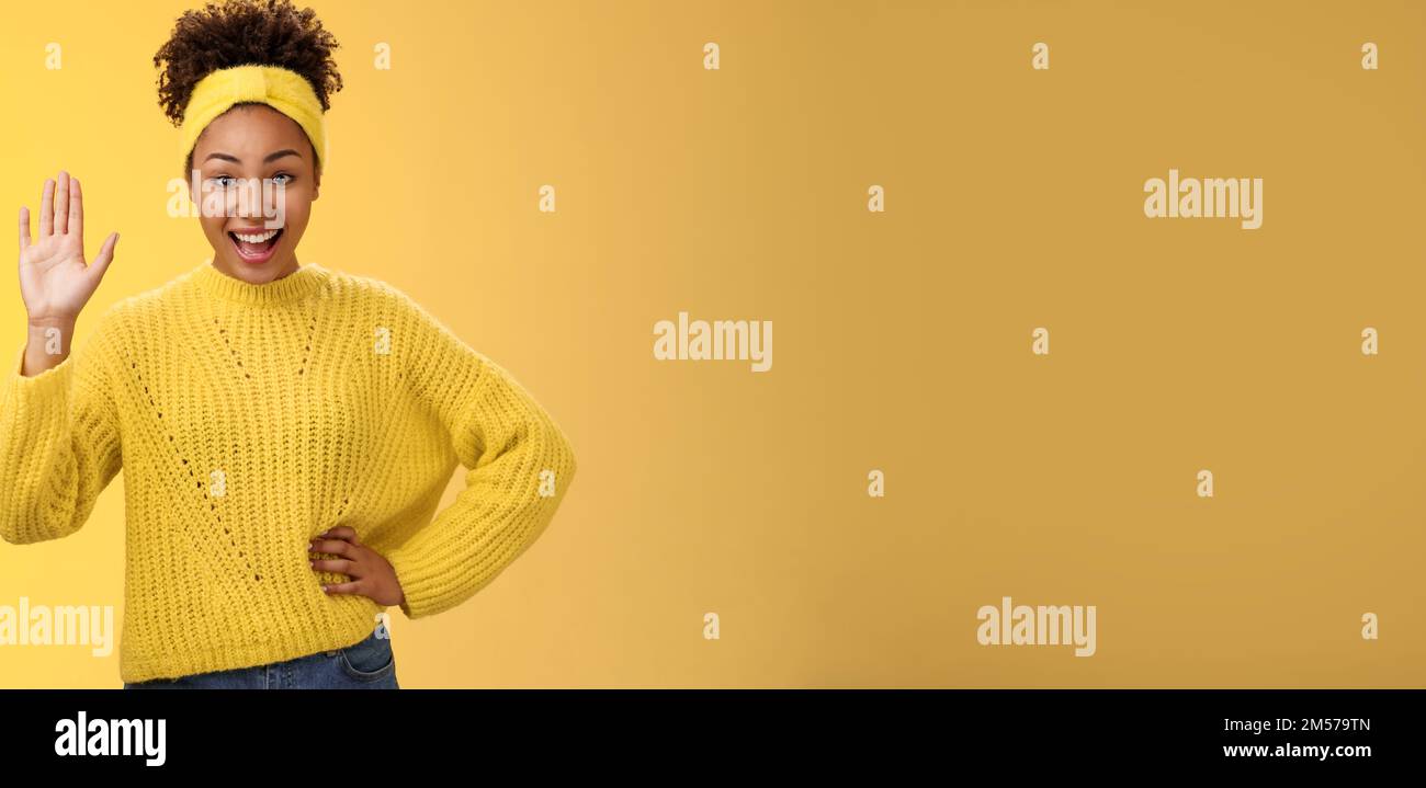 Pretty college student raising hand hi-res stock photography and images ...