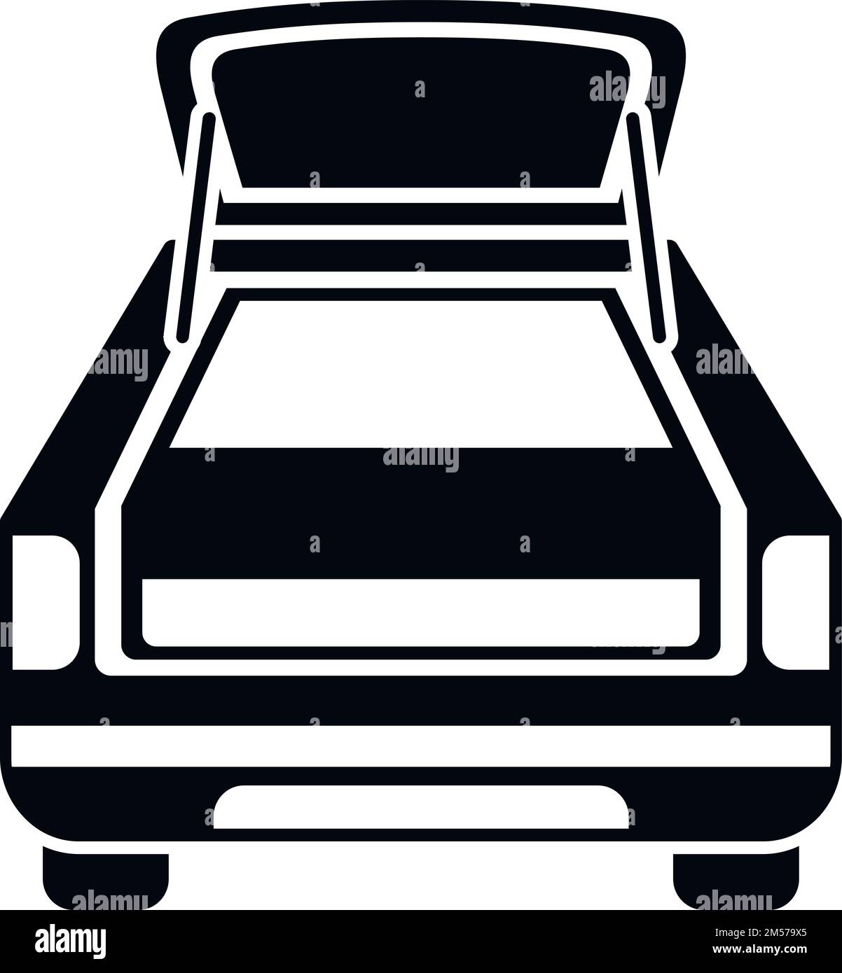 car-trunk-icon-simple-vector-open-vehicle-door-baggage-stock-vector