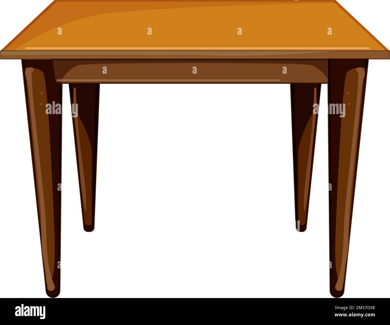 space wood table cartoon vector illustration Stock Vector Image & Art