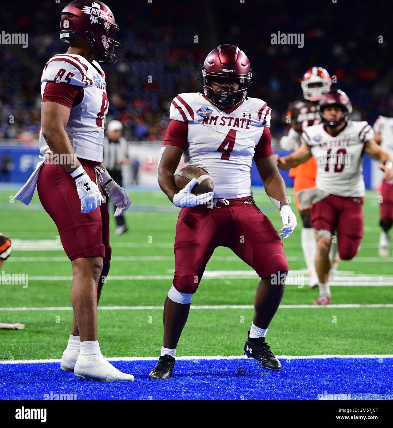 Detroit, Michigan, USA. 26th Dec, 2022. New Mexico State Running Back