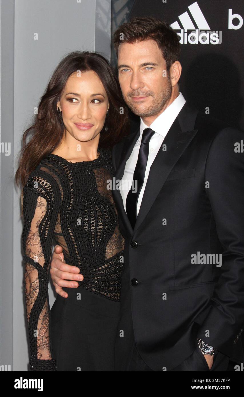 Maggie Q and Dylan McDermott attend the premiere of Summit Entertainment's 'The Divergent Series: Insurgent' at the Ziegfeld Theatre in New York City on March 16, 2015.  Photo Credit: Henry McGee/MediaPunch Stock Photo