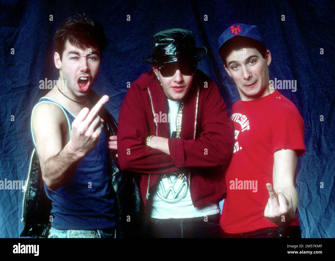 The Beastie Boys photo session  at American Bandstand in 1987 Credit: Ron Wolfson / MediaPunch Stock Photo